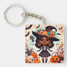 Beautiful little witch halloween party