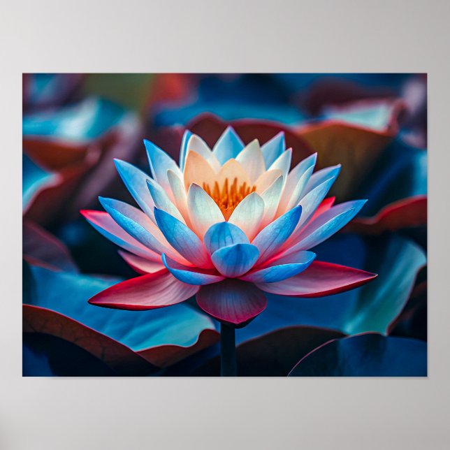 Beautiful Lotus Flower Poster (Framsidan)