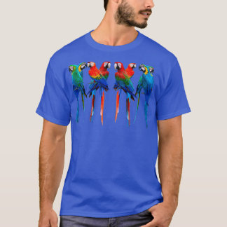 Beautiful Macaws The Scarlet Macaw Greenwing Macaw T Shirt