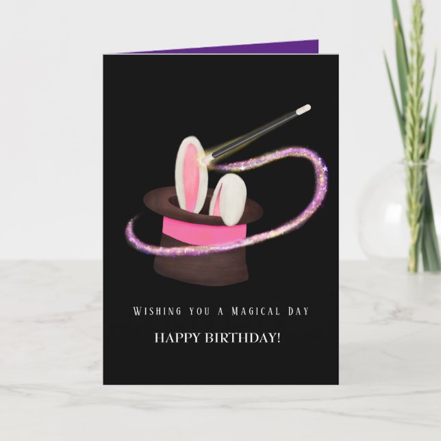 BEAUTIFUL MAGISKT BIRTHDAY-kort Kort (Framsida)