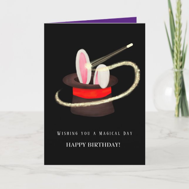 BEAUTIFUL MAGISKT BIRTHDAY-kort Kort (Framsida)
