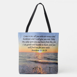 BEAUTIFUL MATTHEW 11:28 SUNRISE PHOTO DESIGN TYGKASSE