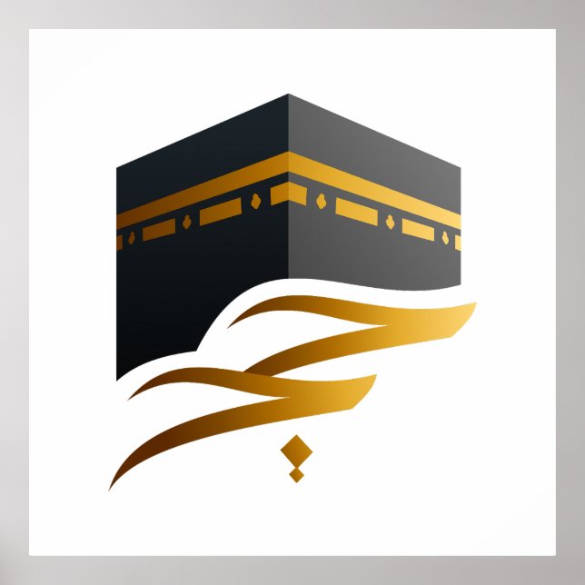 Beautiful Mecca Islamic kaaba Gift Poster (Framsidan)
