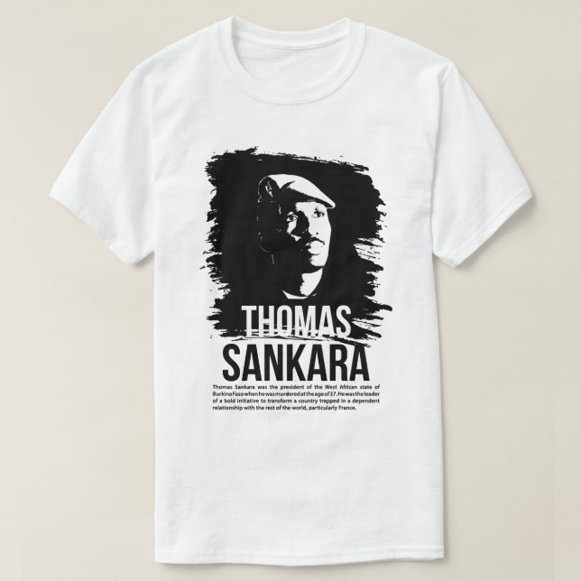 Beautiful Model Thomas Revolutionary Sankara Gifts T Shirt (Design framsida)