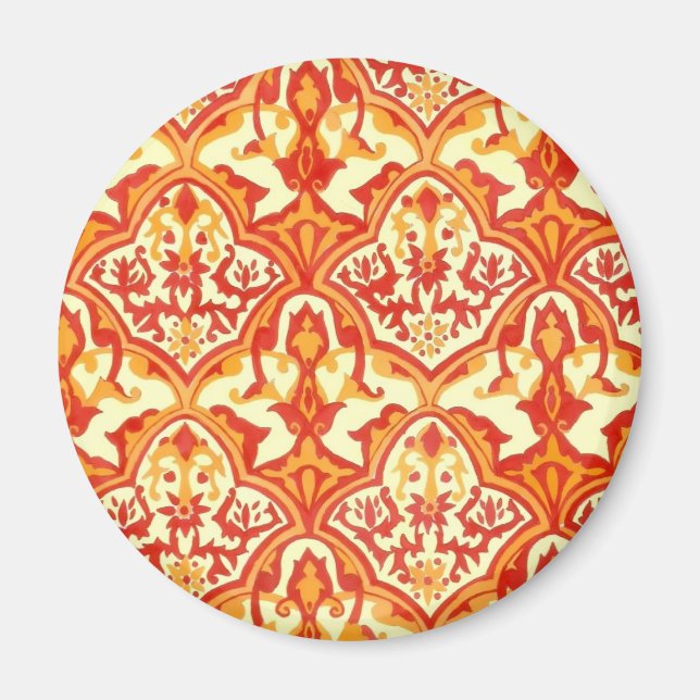 BEAUTIFUL MÖNSTER - RED & ORANGE MAGNET (Framsidan)