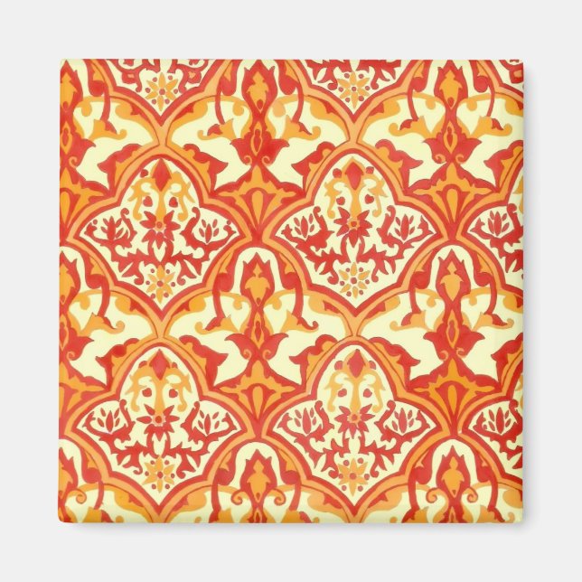 BEAUTIFUL MÖNSTER - RED & ORANGE MAGNET (Framsidan)