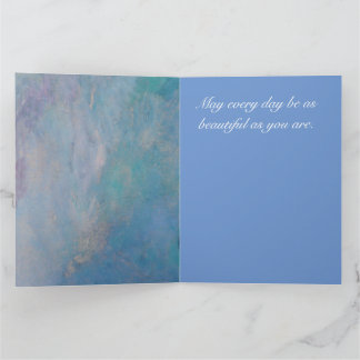 Beautiful Morning Glory Customizable Greeting Card Kort