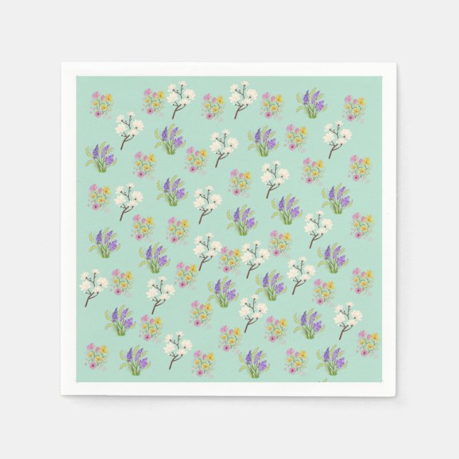 Beautiful paper napkins pappersservett (Framsidan)