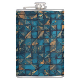 Beautiful Patchwork "Look" in Dark Teal Fickplunta