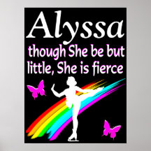 BEAUTIFUL PERSONLIG FIERCE-SKATER POSTER