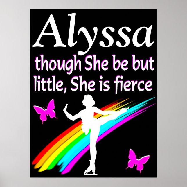 BEAUTIFUL PERSONLIG FIERCE-SKATER POSTER (Framsidan)