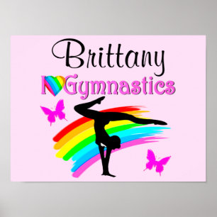 BEAUTIFUL PERSONLIG GYMNASTICS POSTER