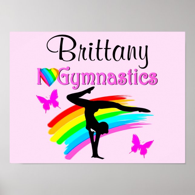 BEAUTIFUL PERSONLIG GYMNASTICS POSTER (Framsidan)