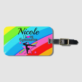 BEAUTIFUL PERSONLISERAD I KÄRLEK GYMNASTIKKONSTRUK BAGAGEBRICKA