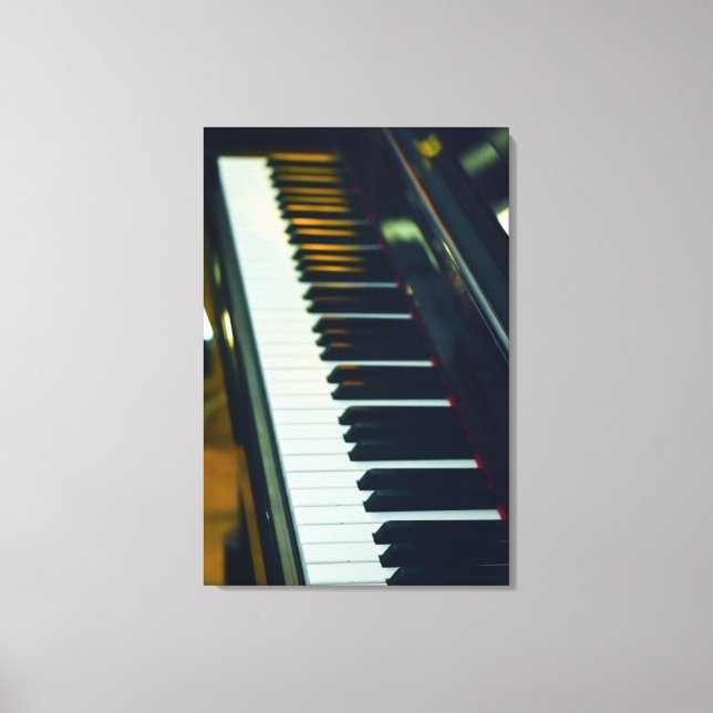 Beautiful Piano Canvastryck (Framsida)