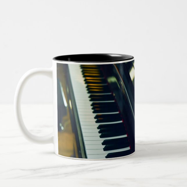 Beautiful Piano Två-Tonad Mugg (Vänster)