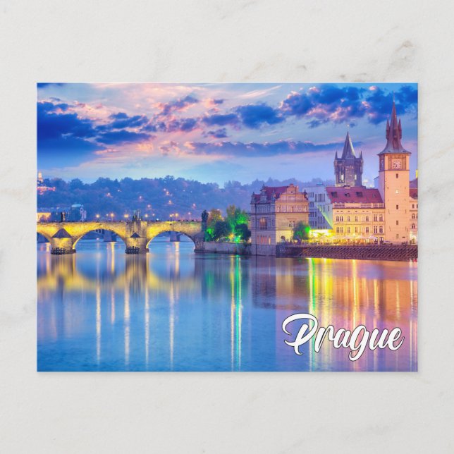 Beautiful Prague, Czech Republic Vykort (Framsida)