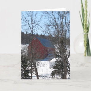BEAUTIFUL RED BARN HELGKORT