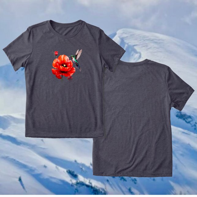 Beautiful Red Poppy In All Its Glory T Shirt (Skapare uppladdad)