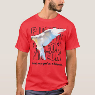 Beautiful Retro Black And White Pigeon 4 T Shirt