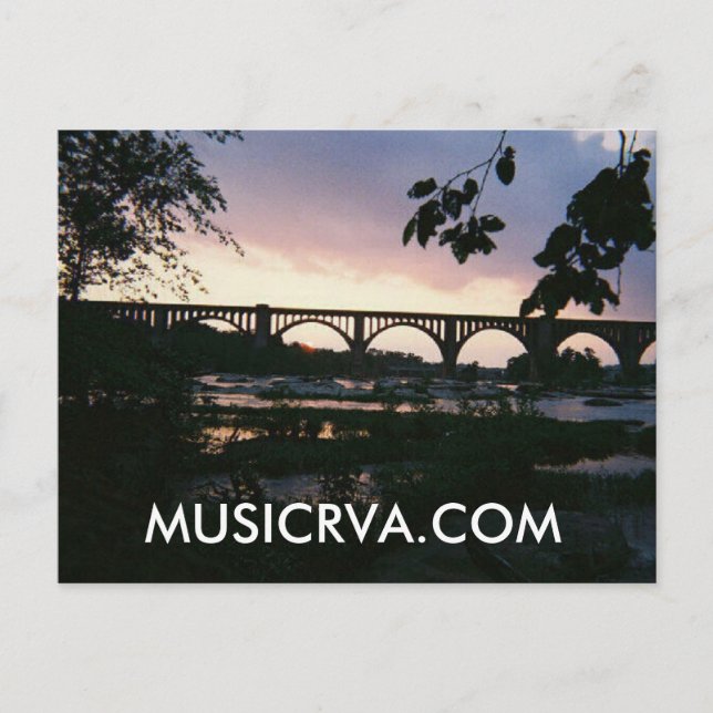 BEAUTIFUL RICHMOND VIRGINIA SUNSET VYKORT (Framsida)
