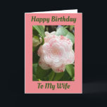 BEAUTIFUL "RO" GRATTIS PÅ FÖDELSEDAGEN WIFE-KORT KORT<br><div class="desc">TACK FÖR ATT VI STOPPADE MED 1 AV MINA 8 LAGER!</div>