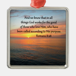 BEAUTIFUL ROMANS 8:28 SUNRISE PHOTO JULGRANSPRYDNAD METALL