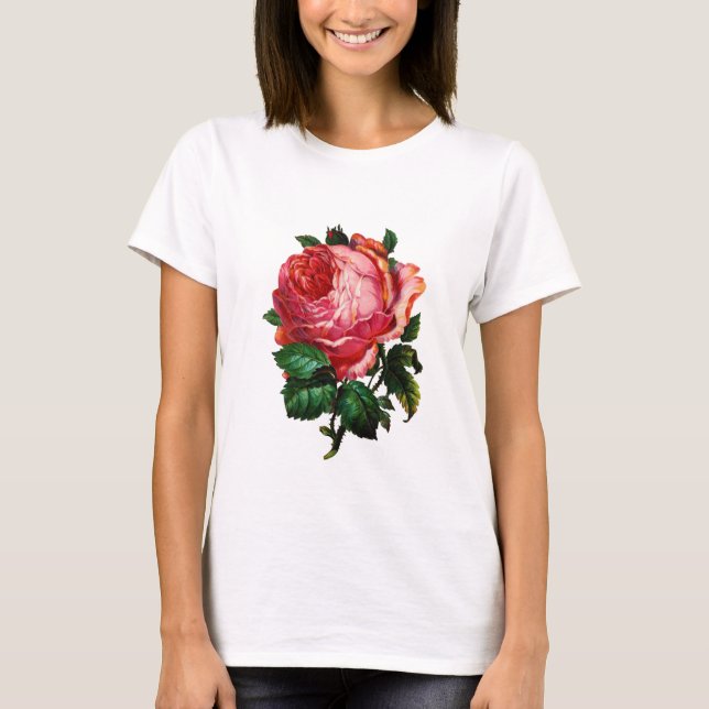 BEAUTIFUL ROSA ROS TEE SHIRT (Framsida)
