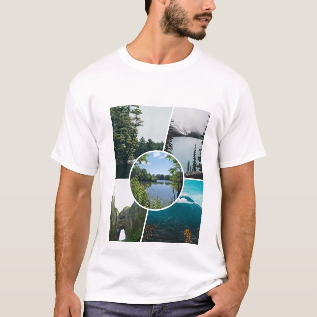 Beautiful scenery of beaches  t shirt (Framsida)
