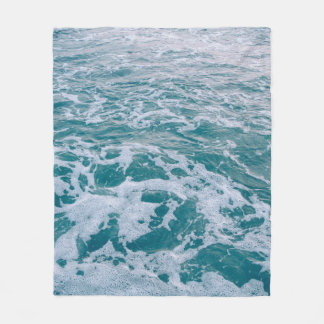 Beautiful sea marble waves texturehipster,backgrou fleecefilt