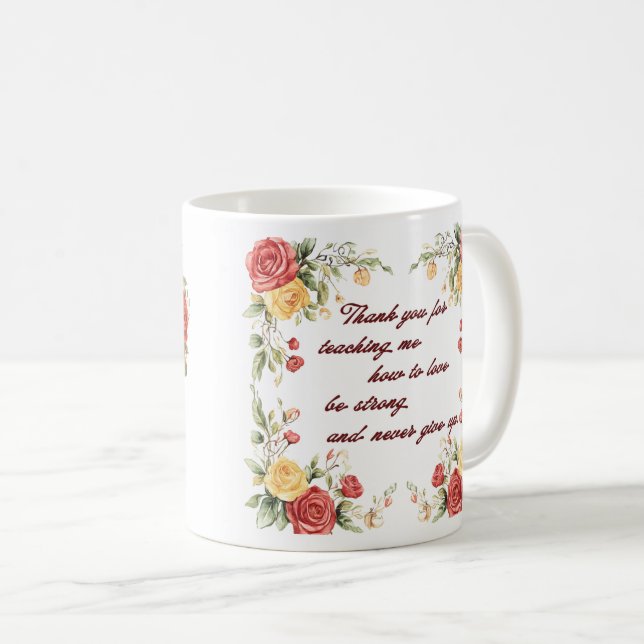 Beautiful Sentiment For Mom Wrap Kaffemugg (Framsida höger)