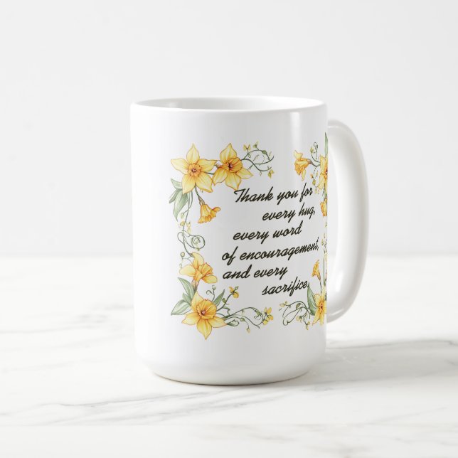 Beautiful Sentiment For Mom Wrap Kaffemugg (Framsida höger)