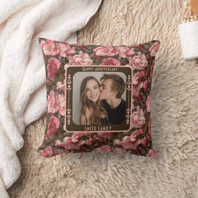 Beautiful Sentimental 1St Anniversary Throw Pillow Kudde (Filt)
