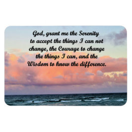 BEAUTIFUL SERENITY PRAYER MAGNET
