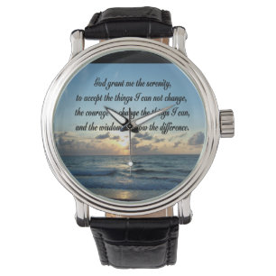 BEAUTIFUL SERENITY PRAYER OCEAN PHOTO ARMBANDSUR