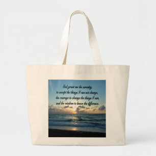 BEAUTIFUL SERENITY PRAYER OCEAN PHOTO JUMBO TYGKASSE