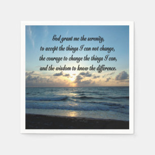 BEAUTIFUL SERENITY PRAYER OCEAN PHOTO PAPPERSSERVETT