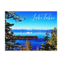 BEAUTIFUL SJÖ TAHOE POSTCARD