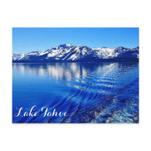 BEAUTIFUL SJÖ TAHOE POSTCARD
