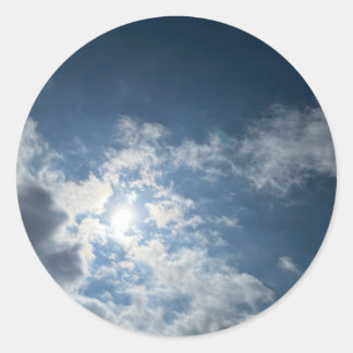 Beautiful Sky#2 Runt Klistermärke