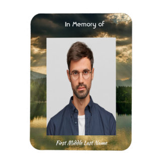 Beautiful Sky Sun Scripture Memorial Keepsake  Magnet