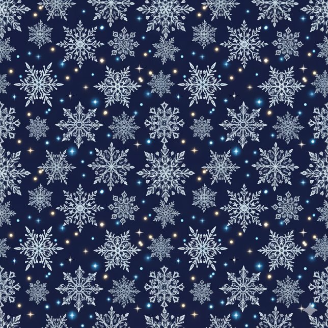 beautiful snow crystal pattern presentpapper (Skapare uppladdad)
