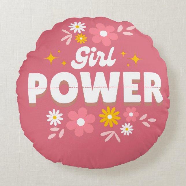 Beautiful soft Pillow Rund Kudde (Framsidan)