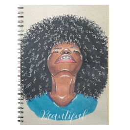 "Beautiful" Spiral Notebook Anteckningsbok