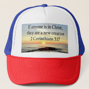BEAUTIFUL SUNRISE 2 CORINTHIANS 5:17 DESIGN TRUCKERKEPS