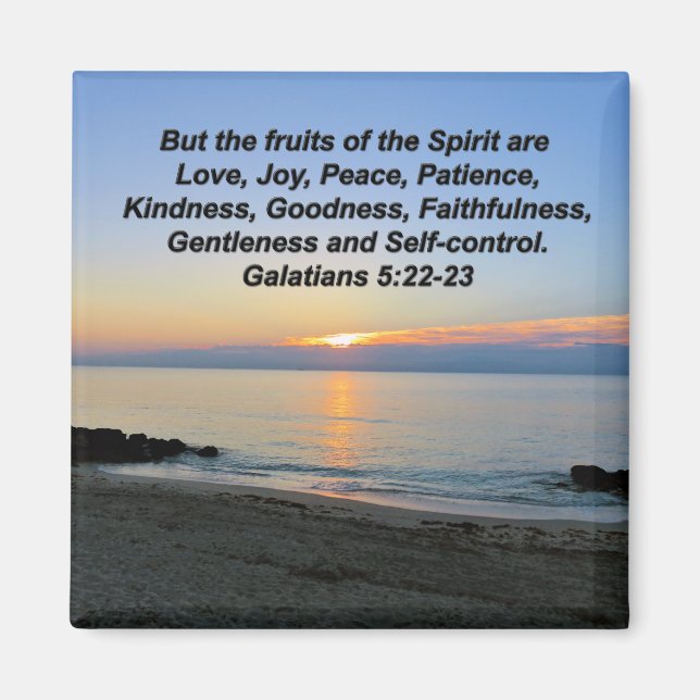 BEAUTIFUL SUNRISE FRUKT AV SPIRIT MAGNET (Framsidan)