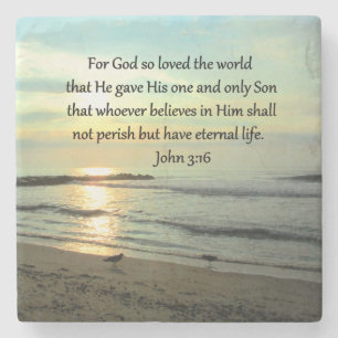 BEAUTIFUL SUNRISE JOHN 3:16 KONSTRUKTION STENUNDERLÄGG