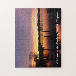 Beautiful Sunset on Corrotoman River Pussel