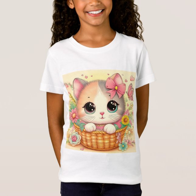 Beautiful t-shirt for girls (Framsida)