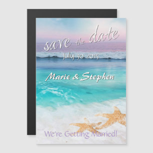 BEAUTIFUL TROPICAL OCEAN SUNRISE Spara datum Magnetisk Inbjudningskort